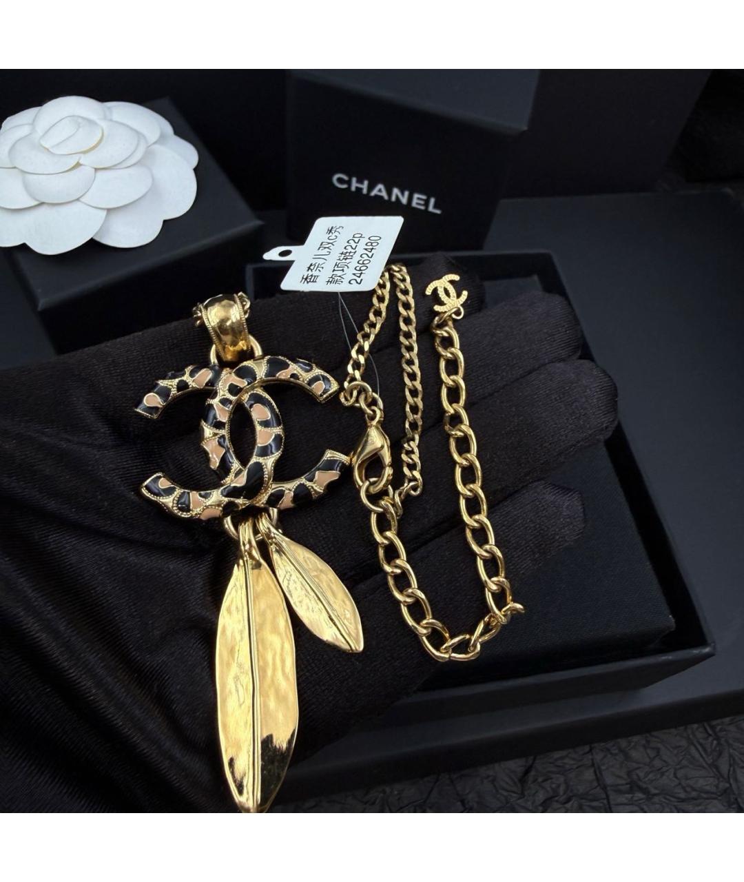 CHANEL Золотое колье, фото 5