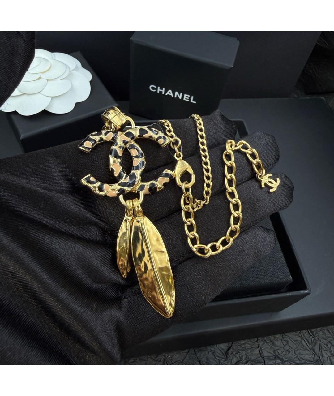CHANEL Золотое колье, фото 6