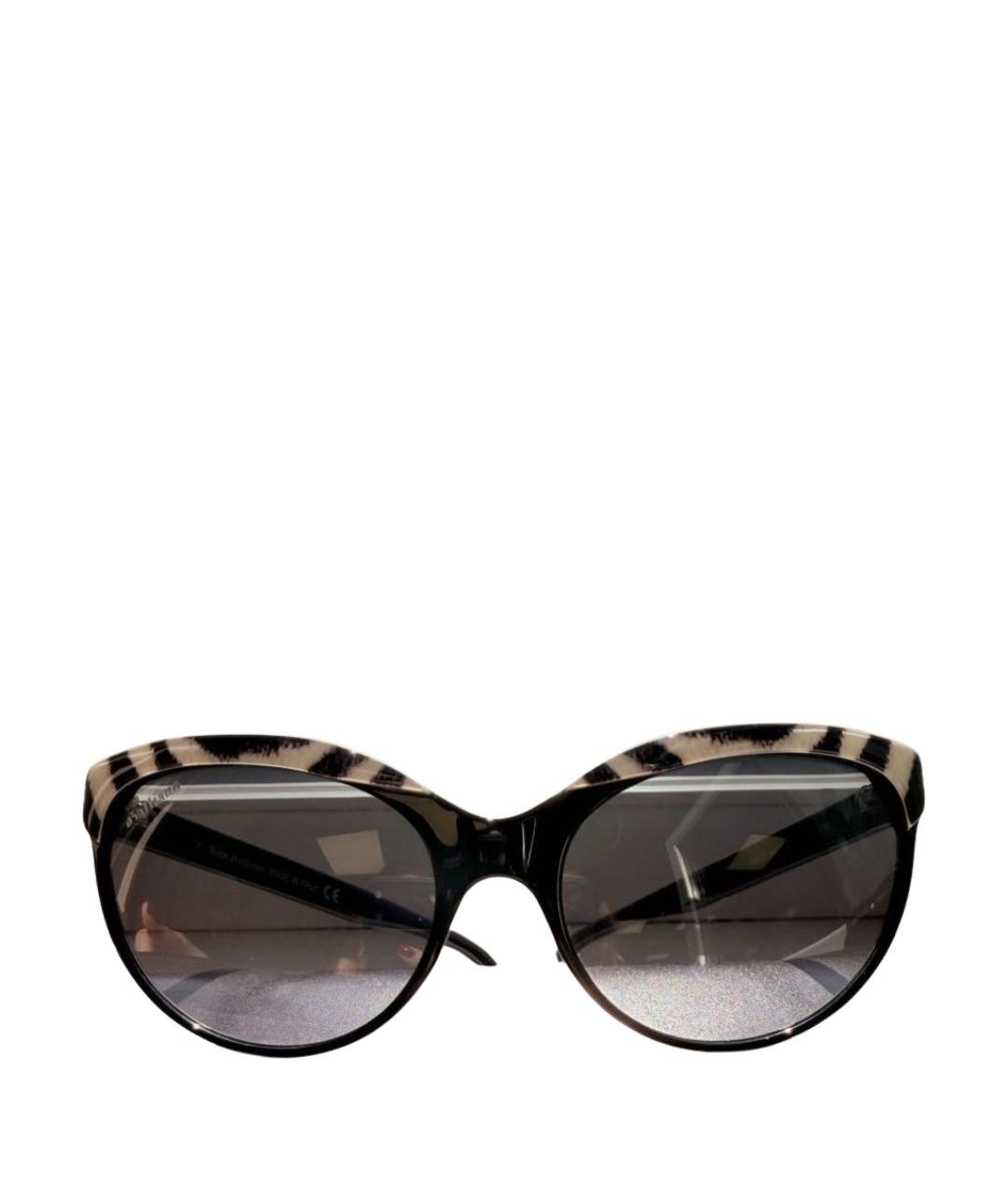 JOHN GALLIANO Черные пластиковые солнцезащитные очки, фото 1