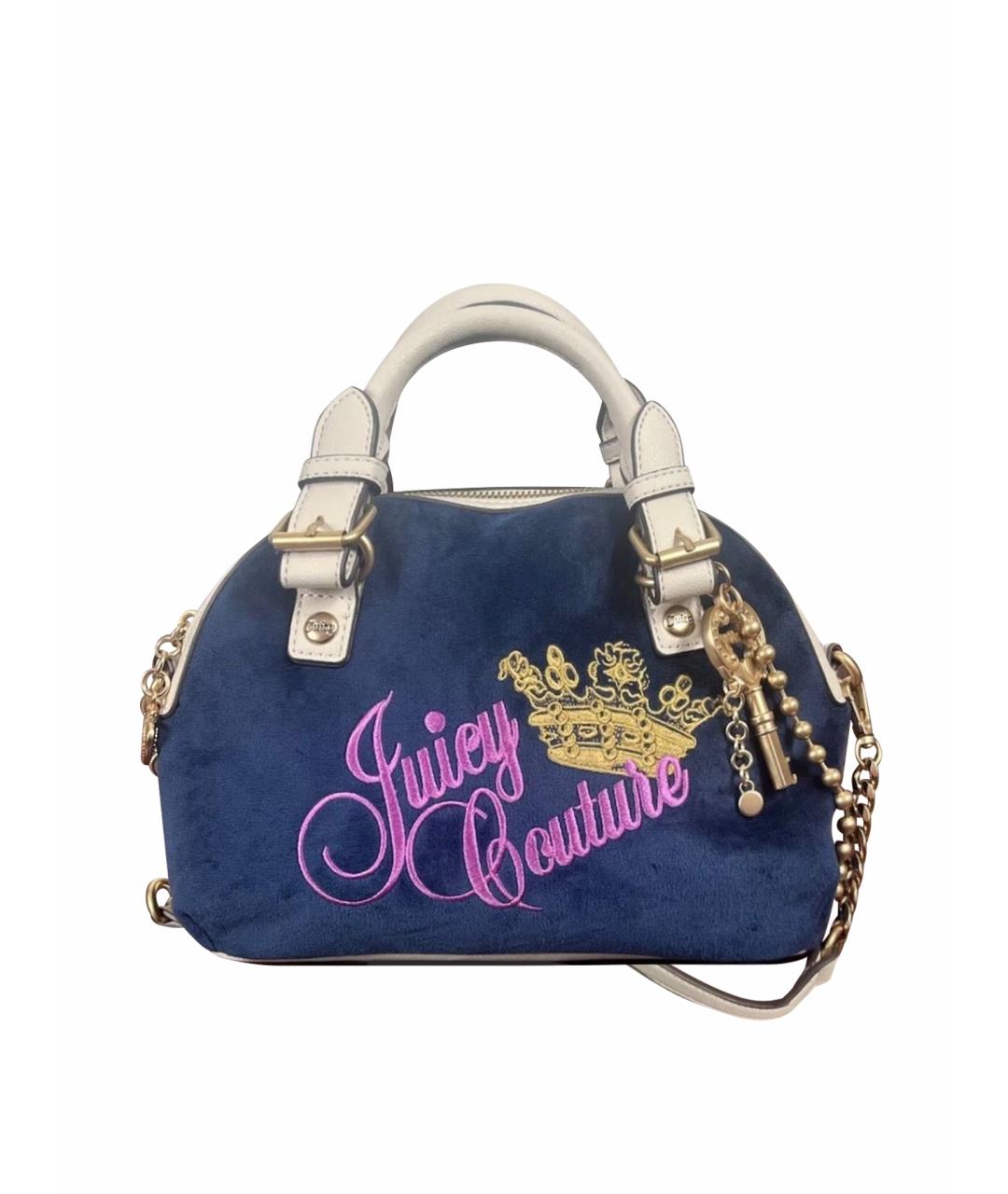 JUICY COUTURE Синяя сумка через плечо, фото 1
