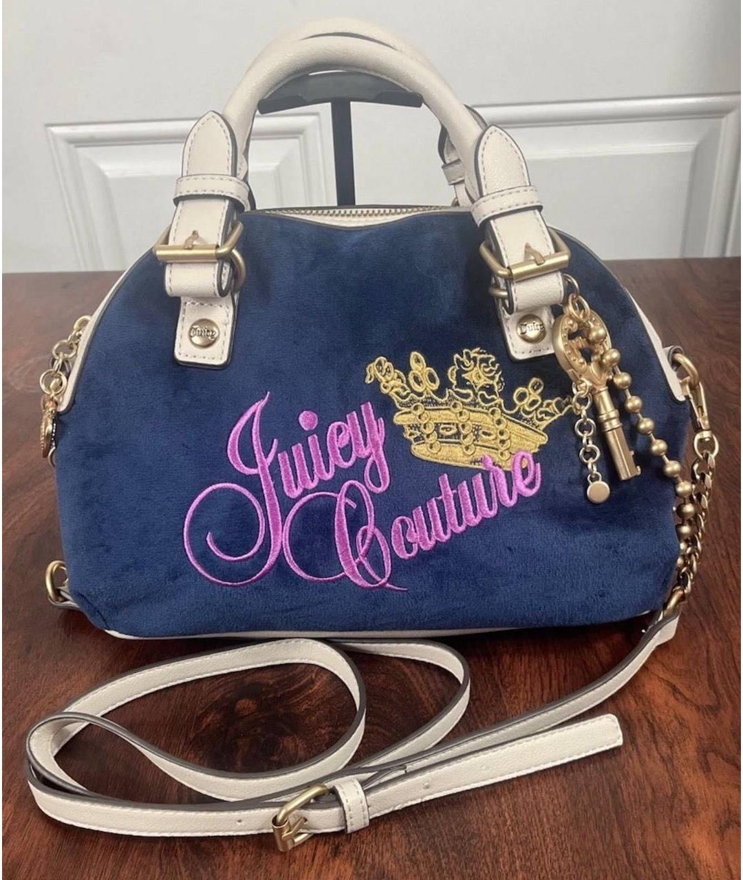 JUICY COUTURE Синяя сумка через плечо, фото 5