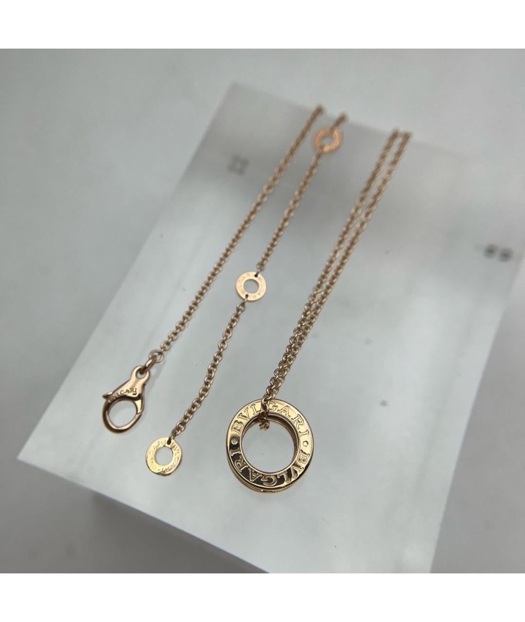BVLGARI Золотое колье из розового золота, фото 4