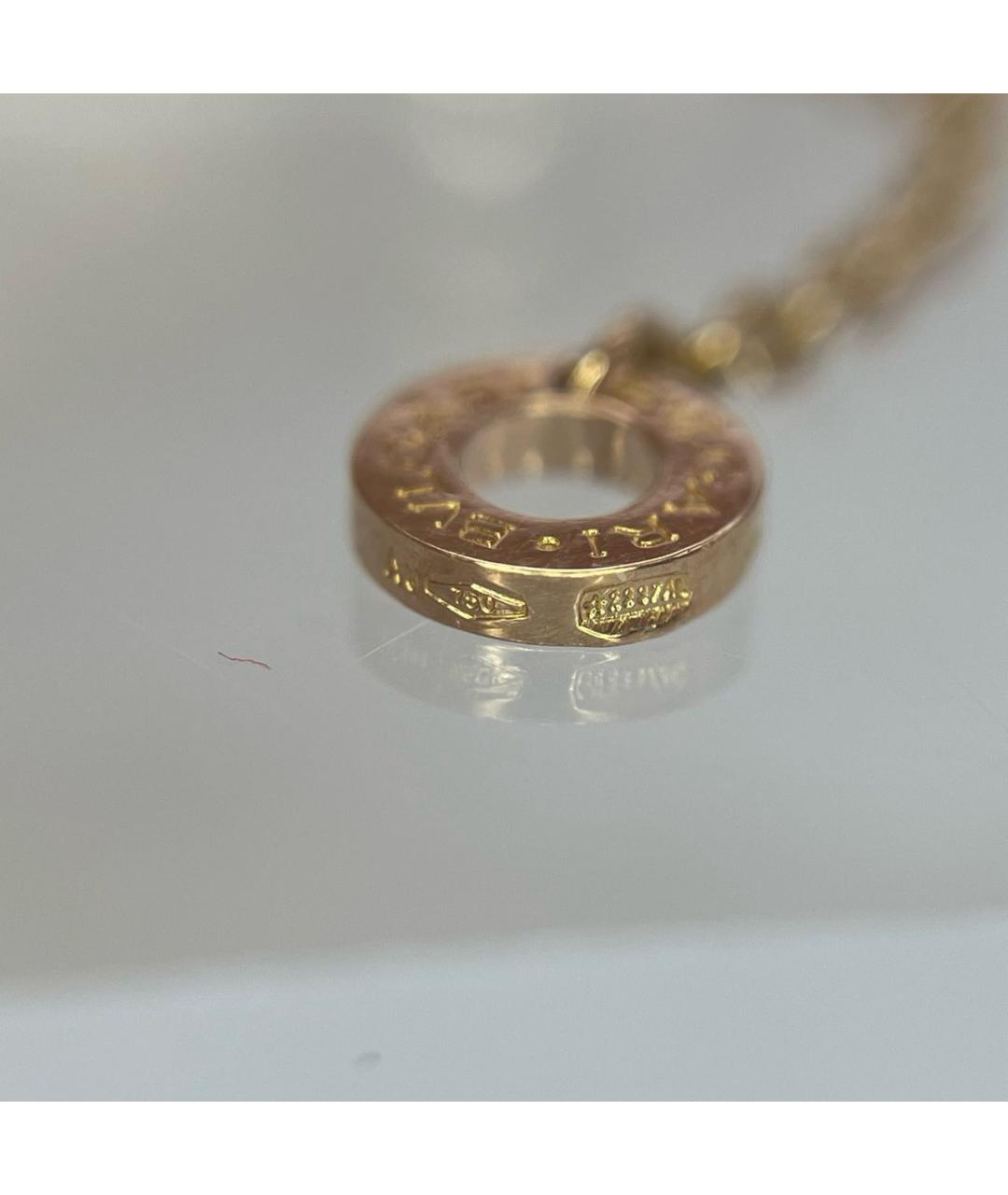 BVLGARI Золотое колье из розового золота, фото 8