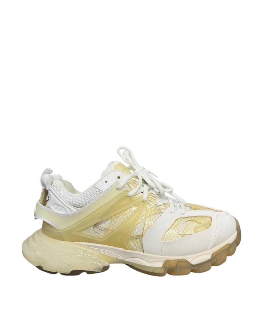 BALENCIAGA Белые кроссовки из искусственной кожи, фото 1