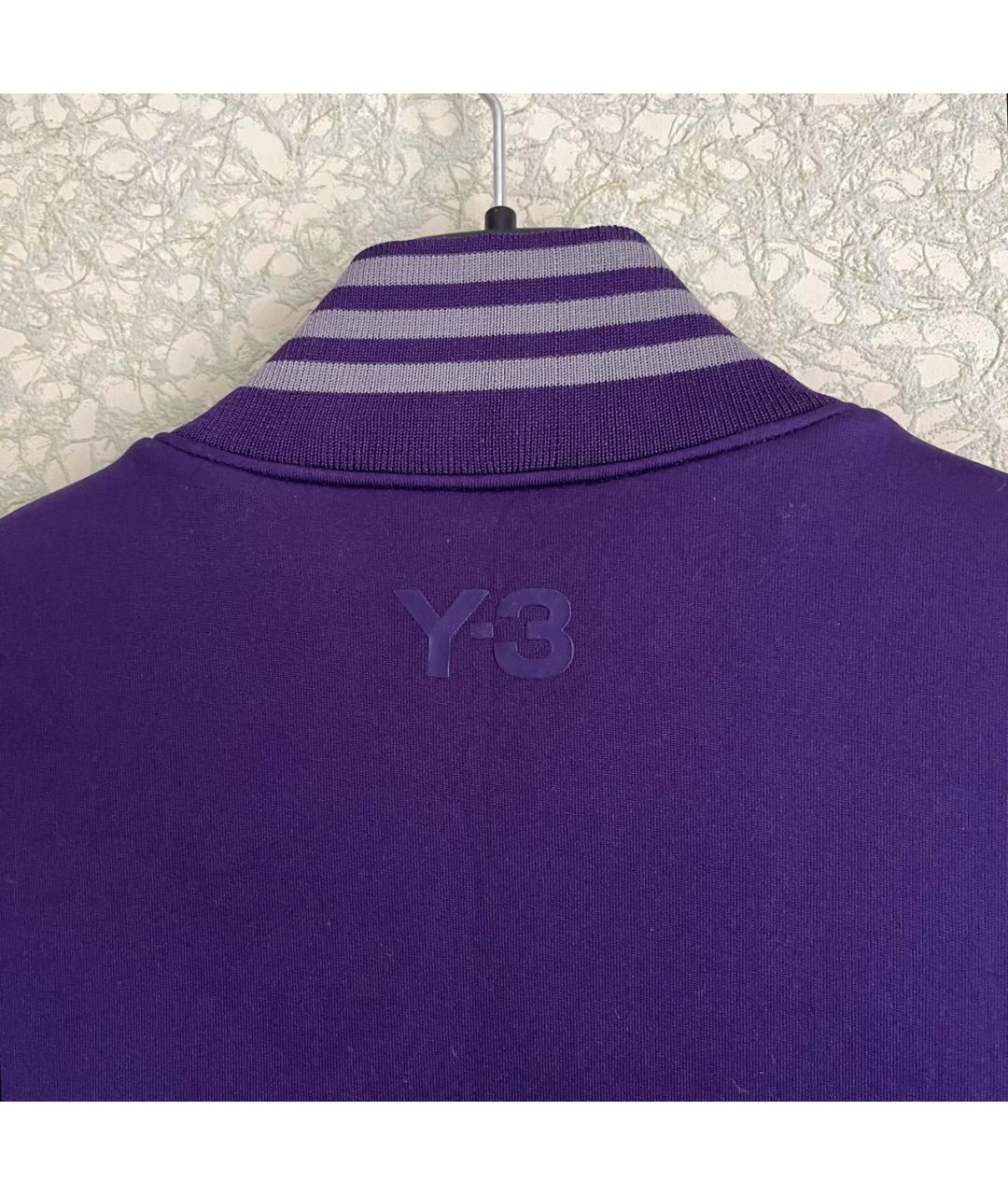 Y-3 Фиолетовая полиэстеровая куртка, фото 3
