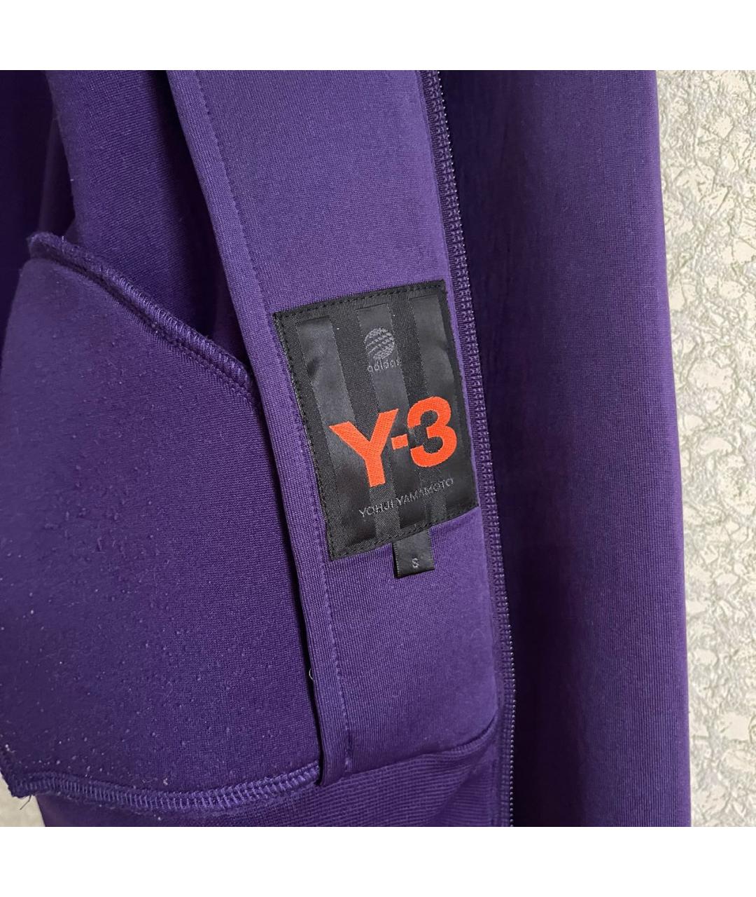 Y-3 Фиолетовая полиэстеровая куртка, фото 7