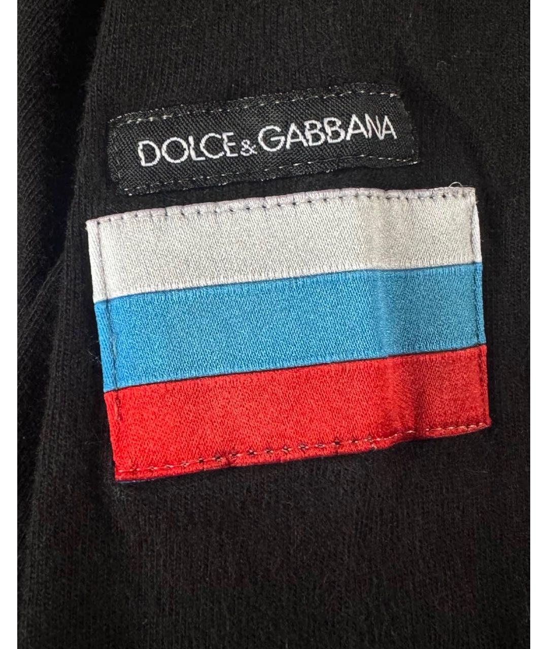 DOLCE&GABBANA Черная футболка, фото 2
