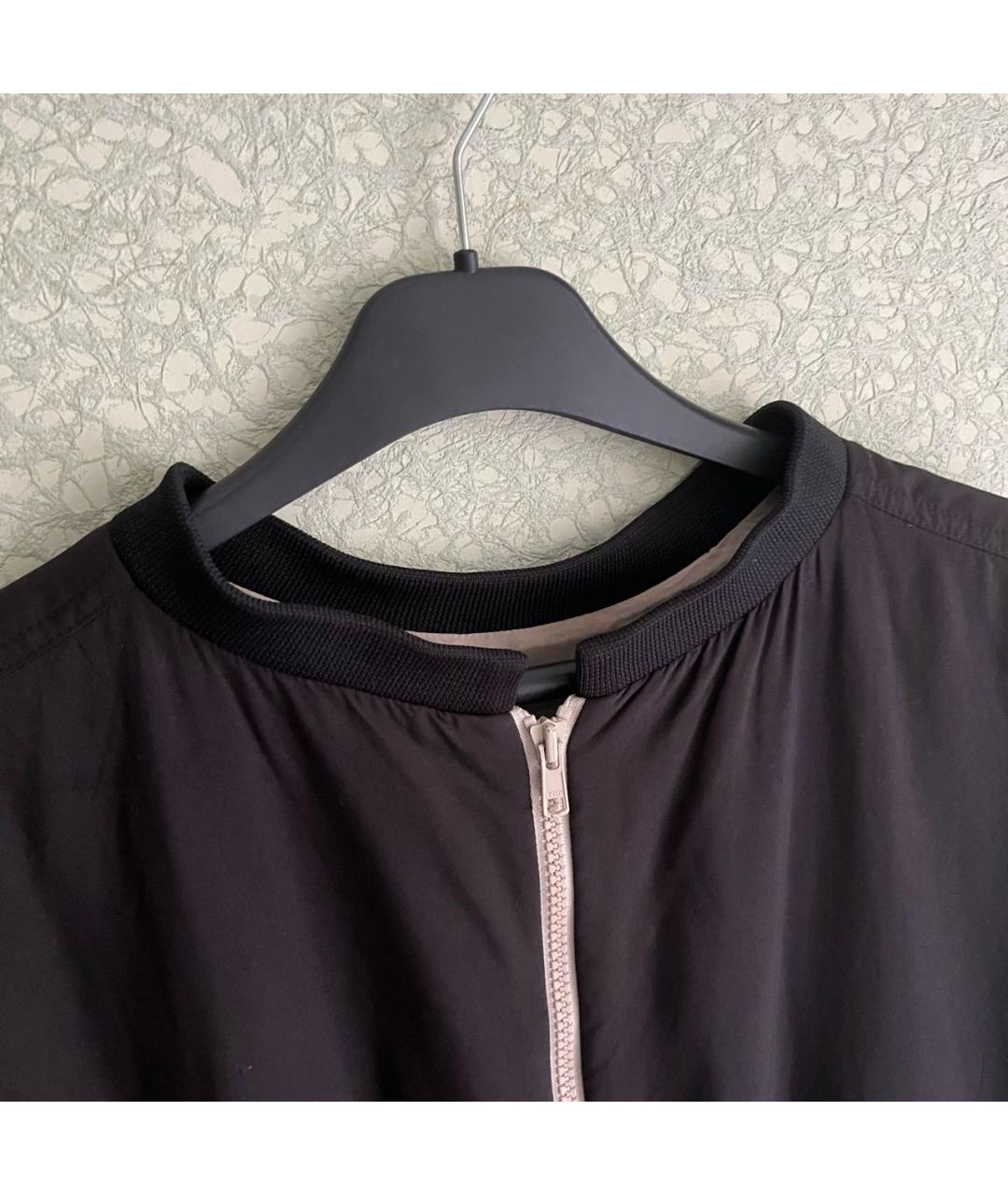 YOHJI YAMAMOTO Черная шелковая куртка, фото 5