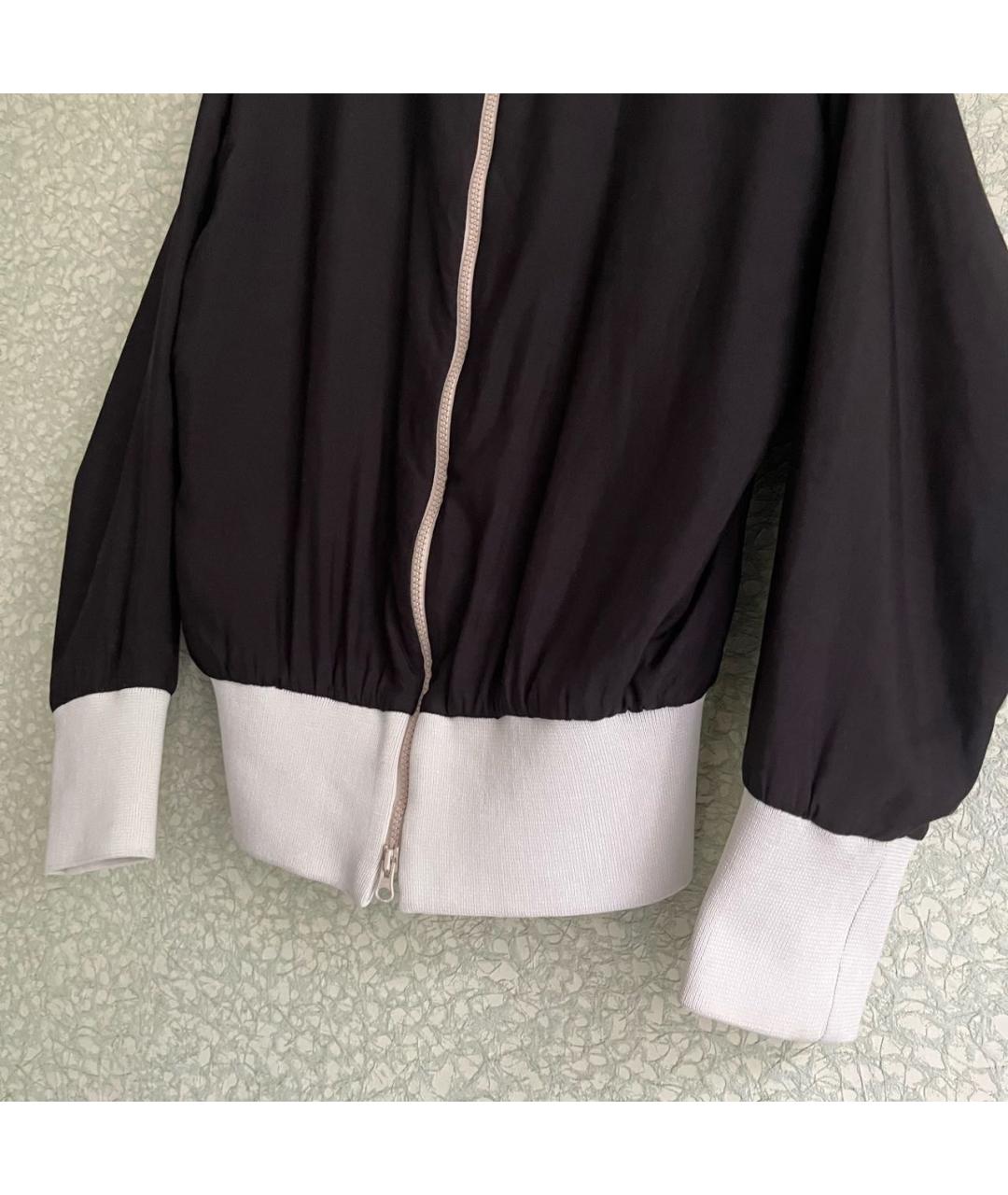 YOHJI YAMAMOTO Черная шелковая куртка, фото 4