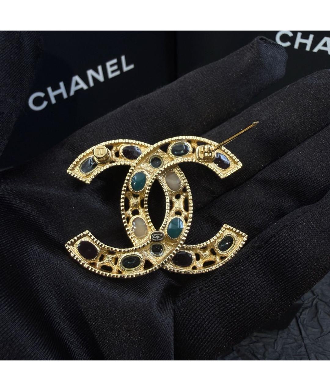 CHANEL Золотая булавка / брошь, фото 4