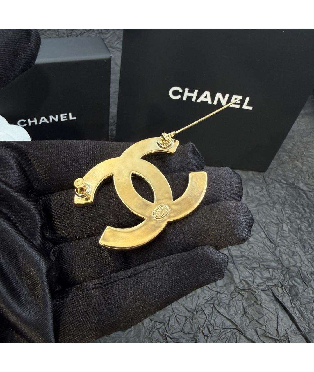 CHANEL Золотая булавка / брошь, фото 6