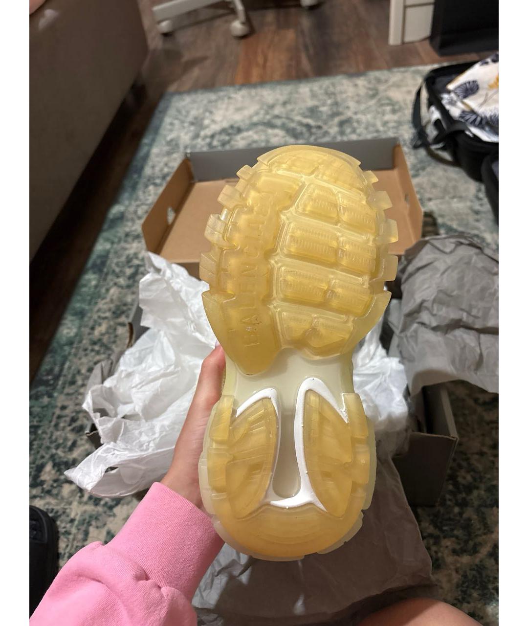 BALENCIAGA Белые кроссовки, фото 5