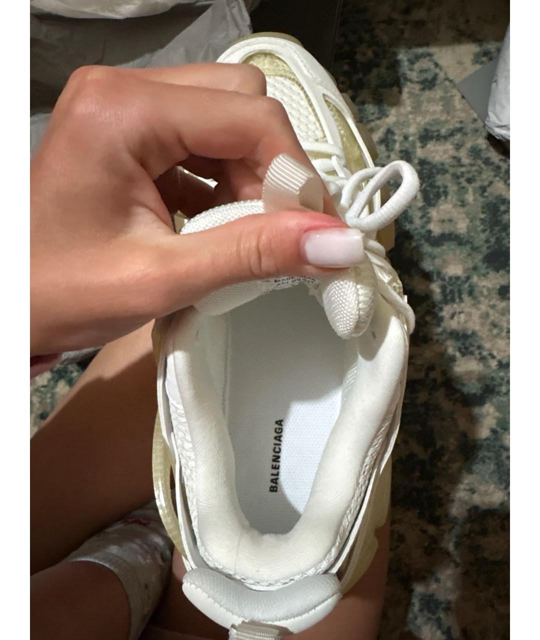 BALENCIAGA Белые кроссовки, фото 7