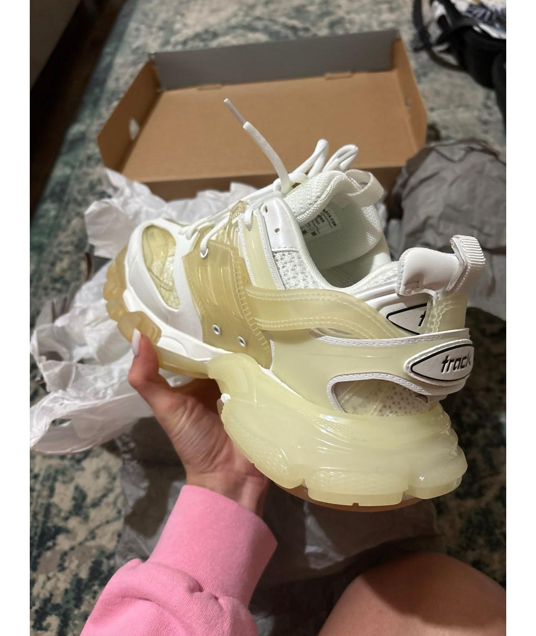 BALENCIAGA Белые кроссовки, фото 6