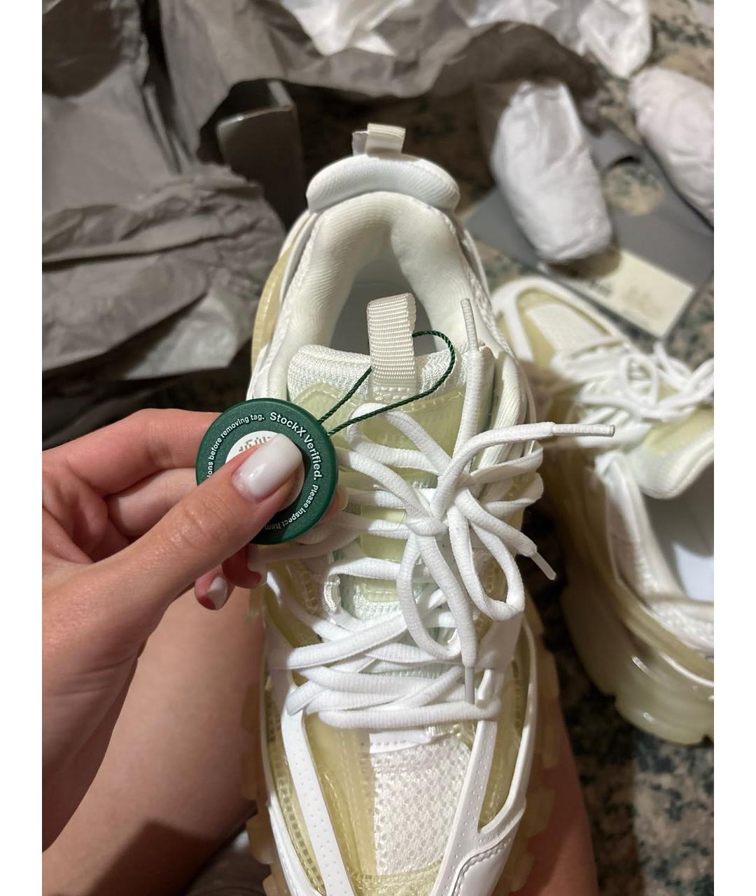 BALENCIAGA Белые кроссовки, фото 4