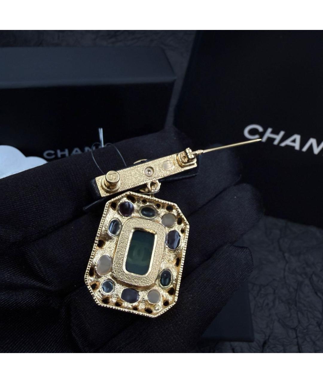 CHANEL Золотая булавка / брошь, фото 7