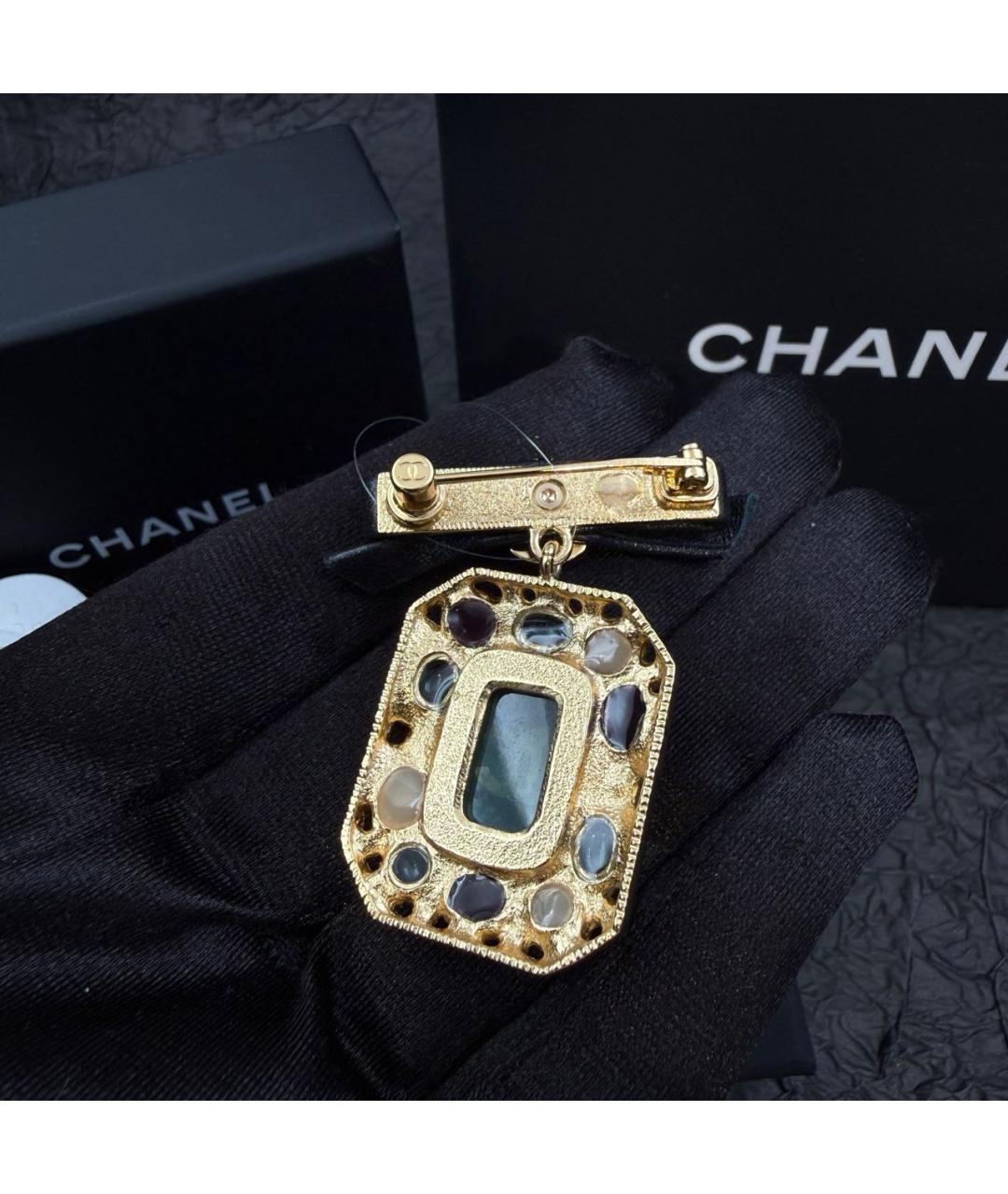 CHANEL Золотая булавка / брошь, фото 6