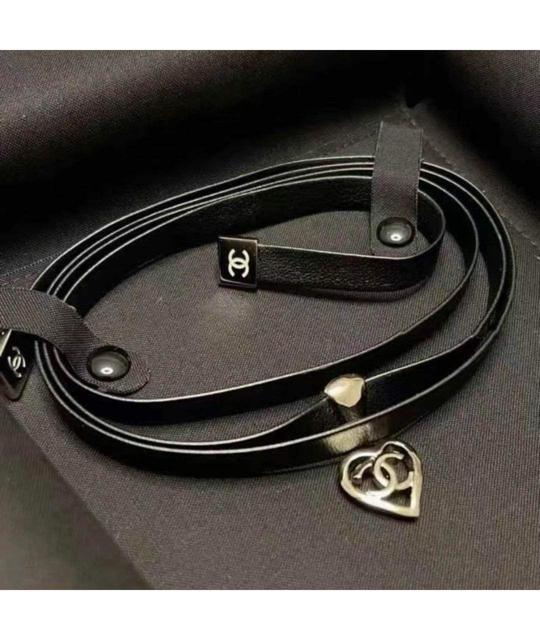 CHANEL Черное колье, фото 2