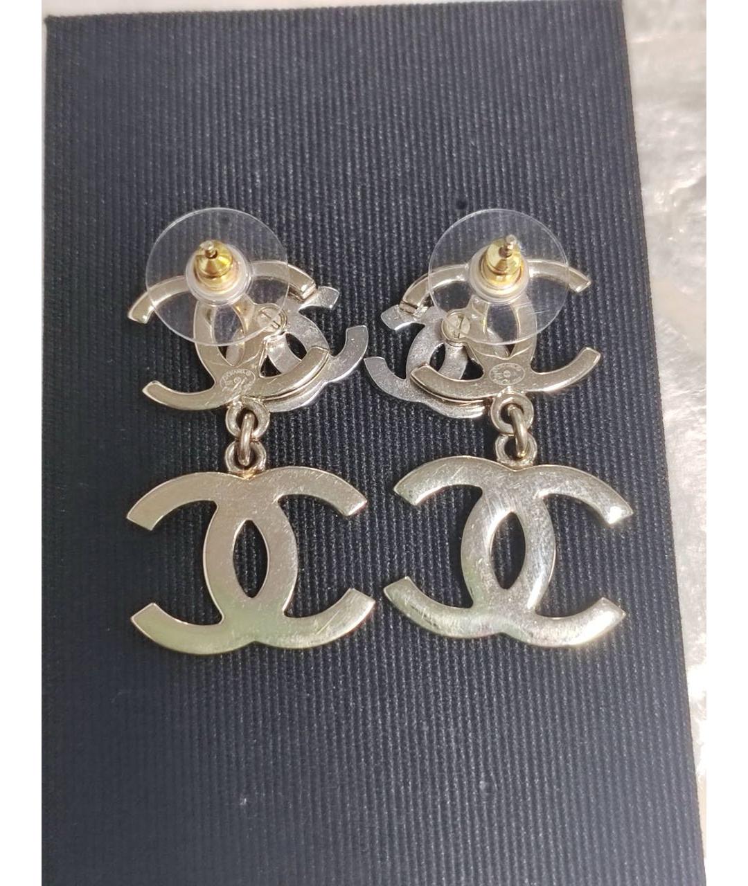CHANEL Серебряные серьги, фото 5