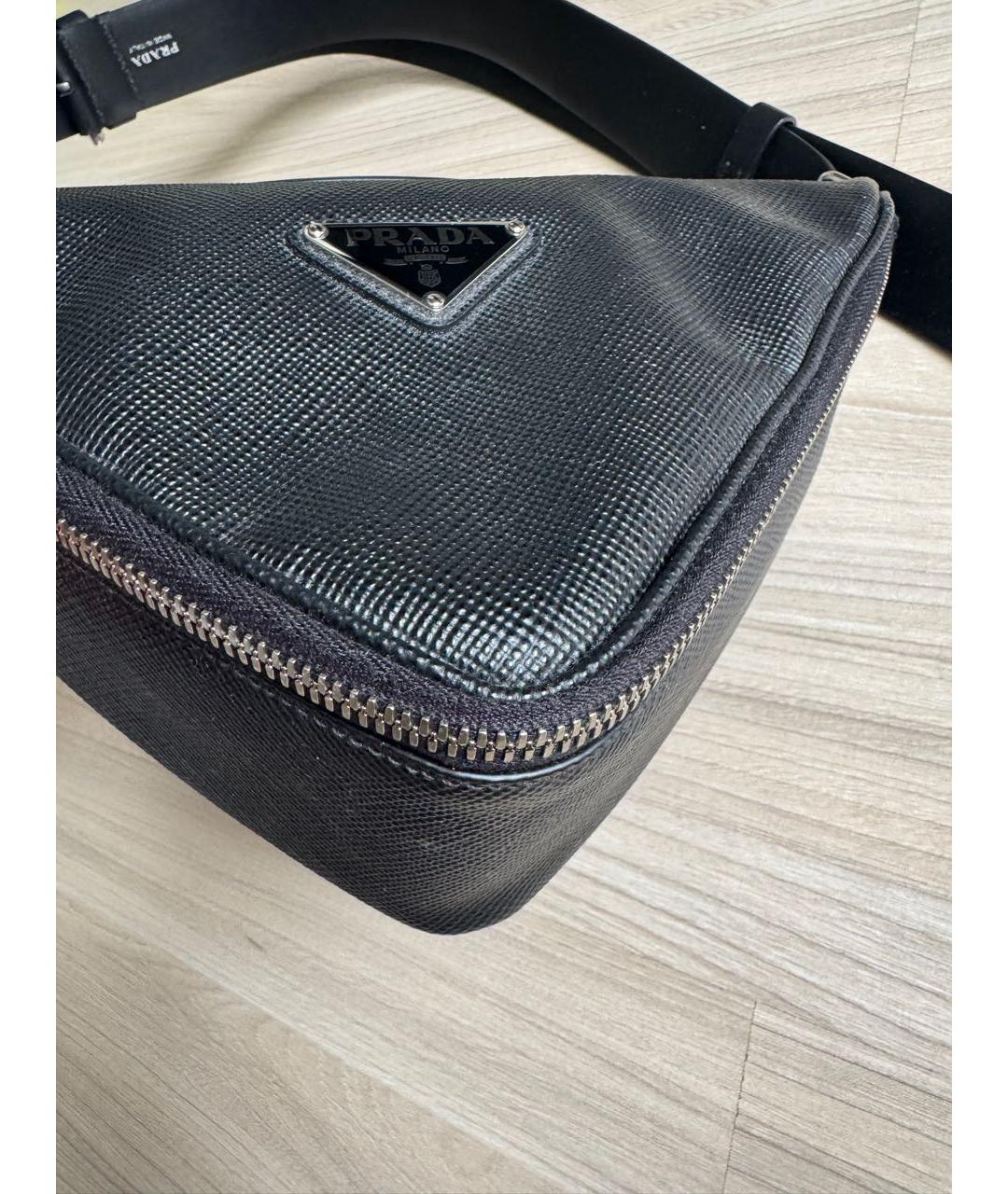 PRADA Кожаная сумка через плечо, фото 4