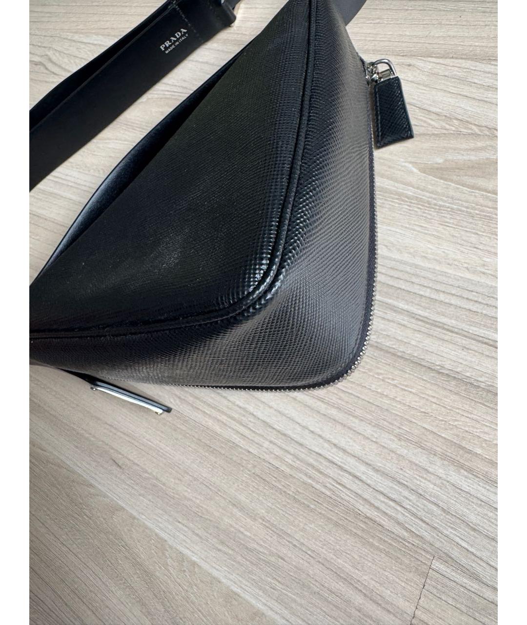 PRADA Кожаная сумка через плечо, фото 3
