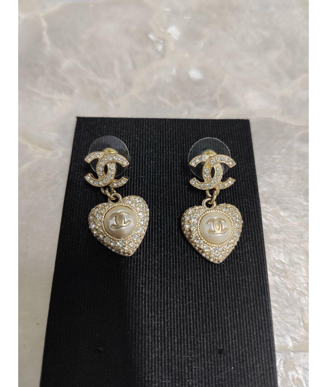 CHANEL Золотые серьги, фото 5