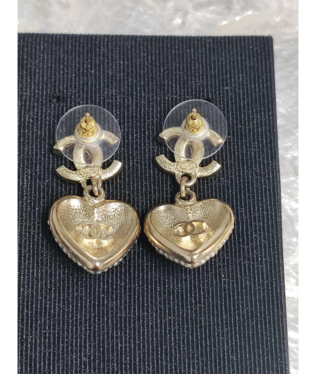 CHANEL Золотые серьги, фото 7
