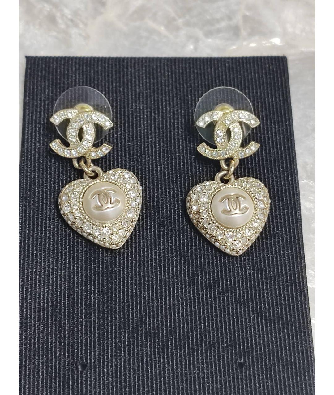 CHANEL Золотые серьги, фото 4