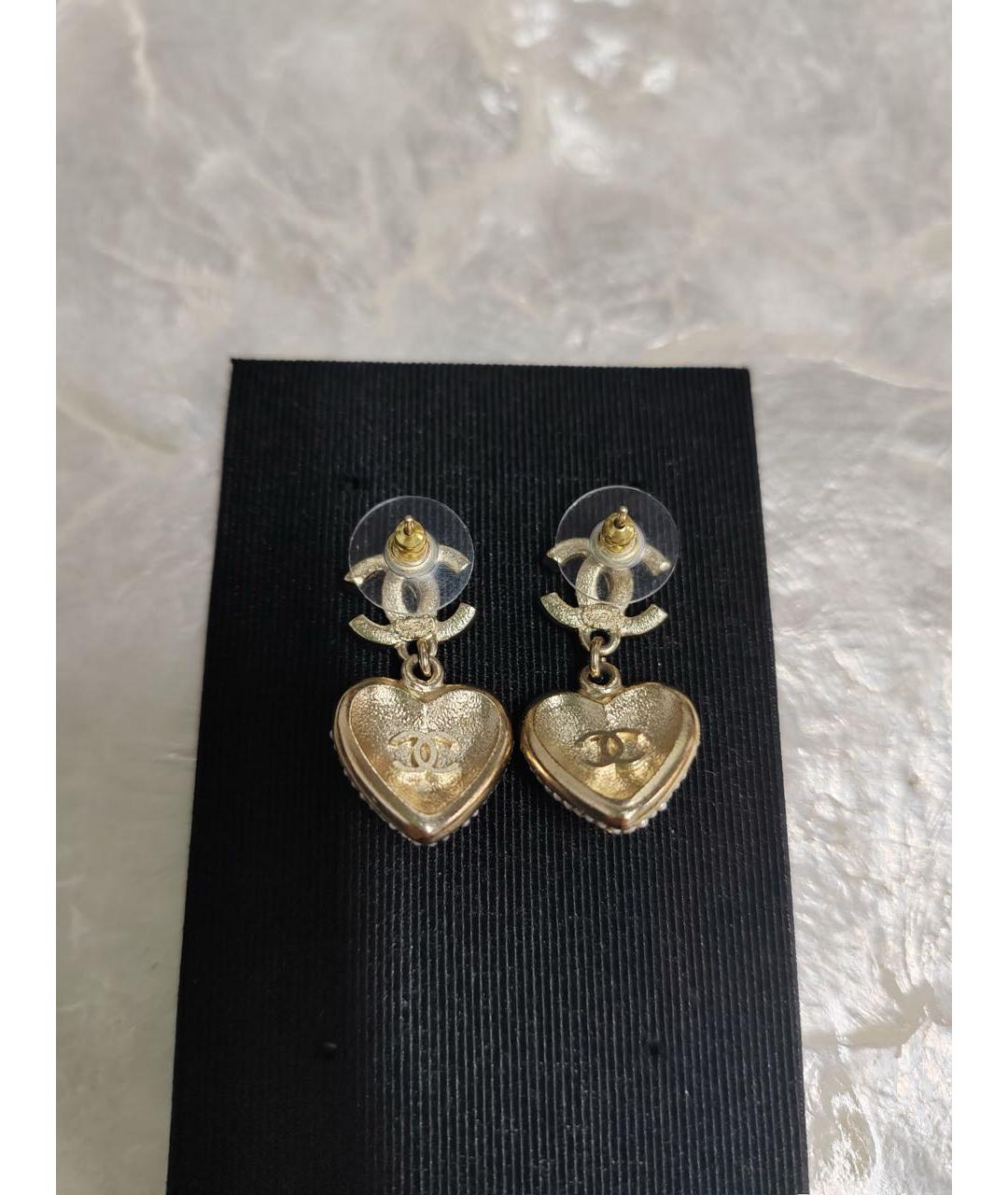 CHANEL Золотые серьги, фото 6