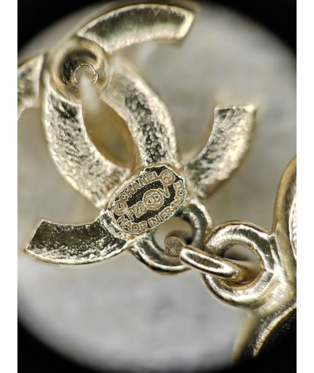 CHANEL Золотые серьги, фото 3