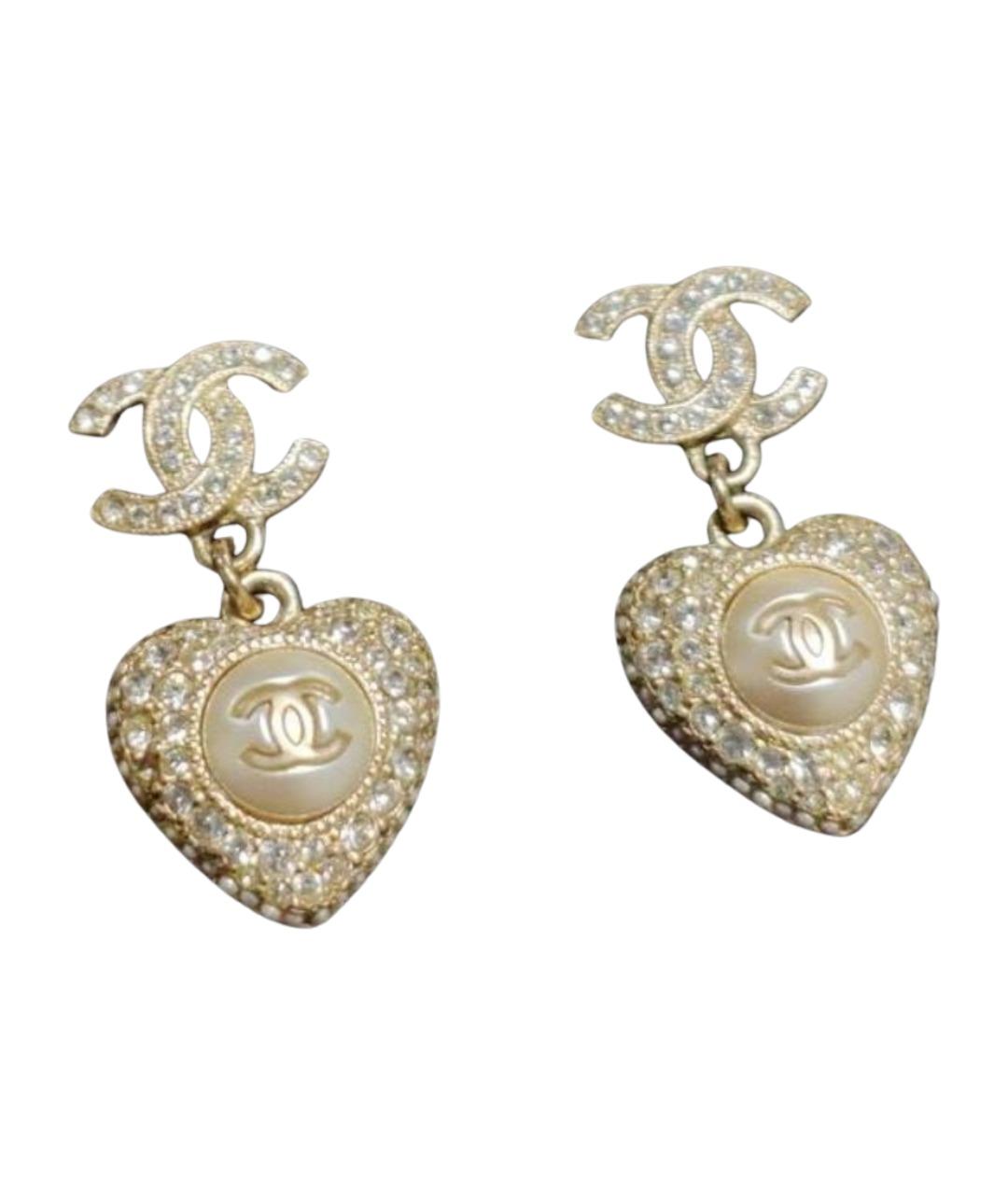 CHANEL Золотые серьги, фото 1