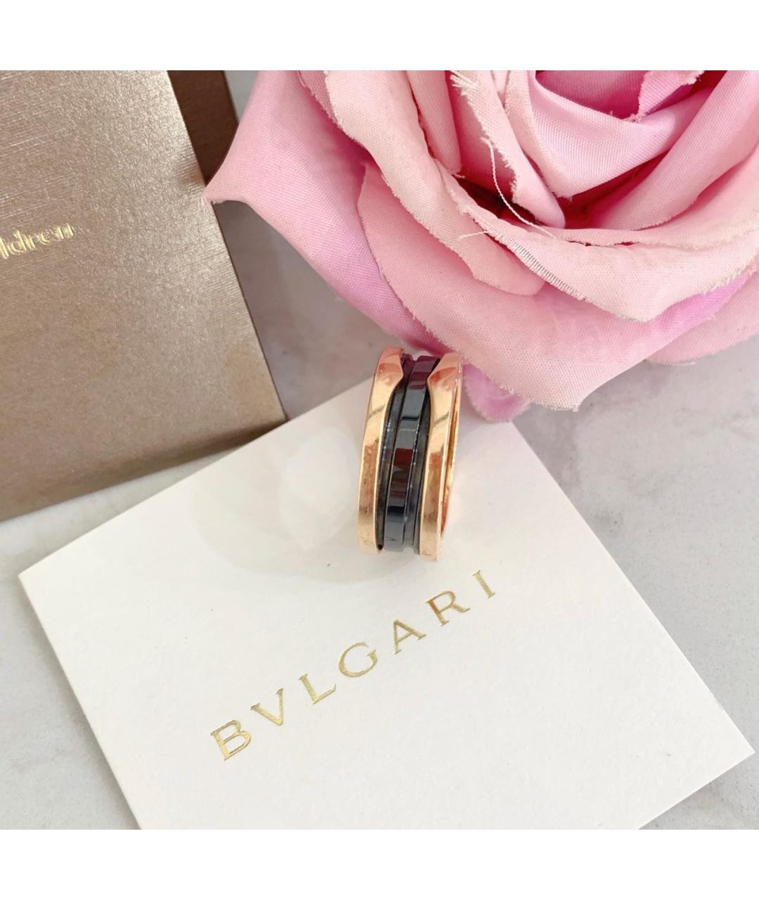 BVLGARI Золотое кольцо из розового золота, фото 3
