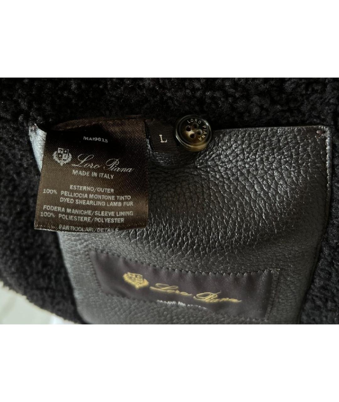 LORO PIANA Коричневая вискозная дубленка/шуба, фото 8