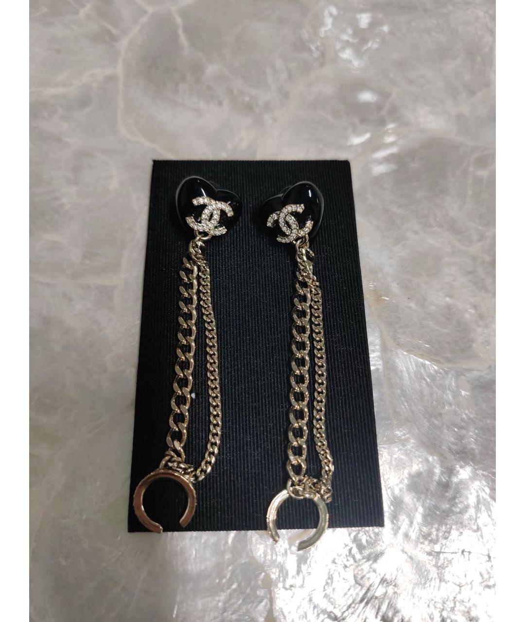 CHANEL Золотые серьги, фото 5