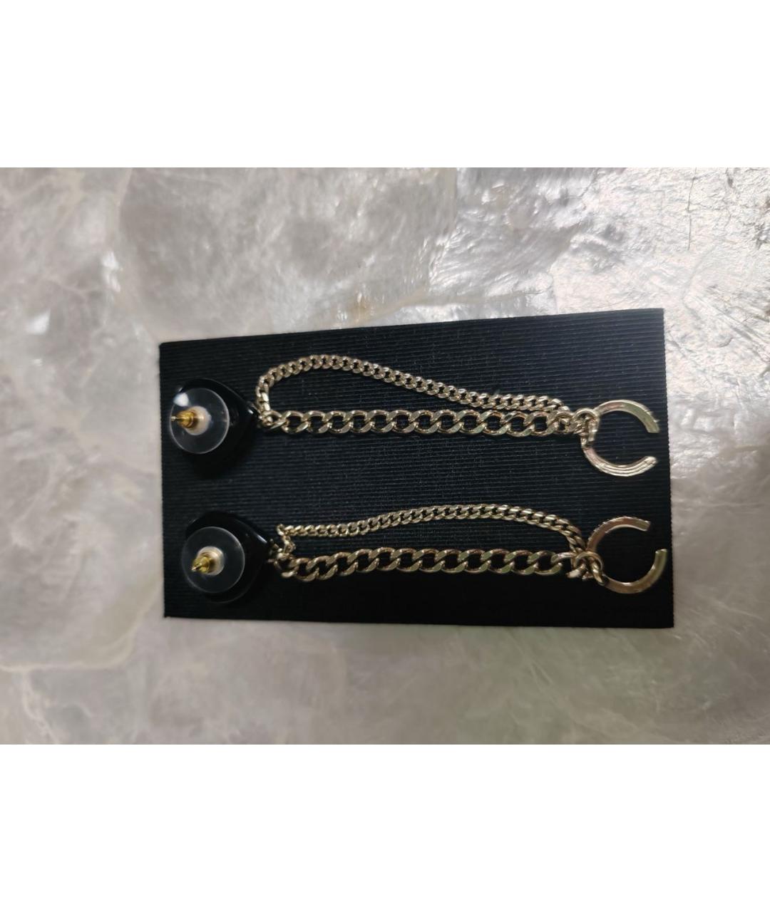 CHANEL Золотые серьги, фото 6