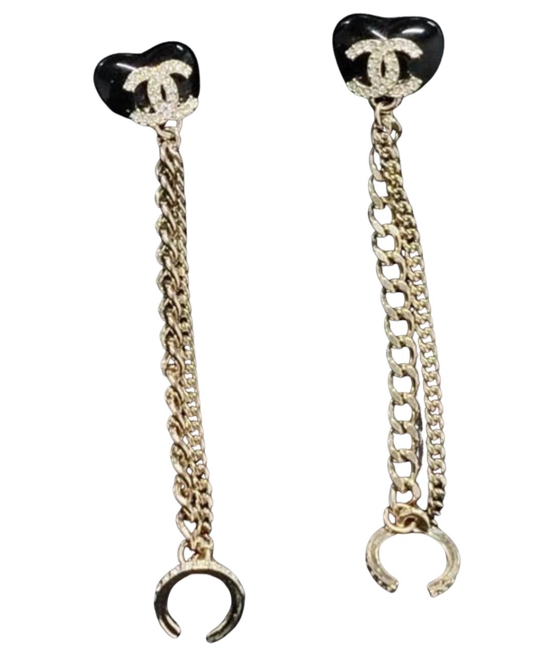 CHANEL Золотые серьги, фото 1
