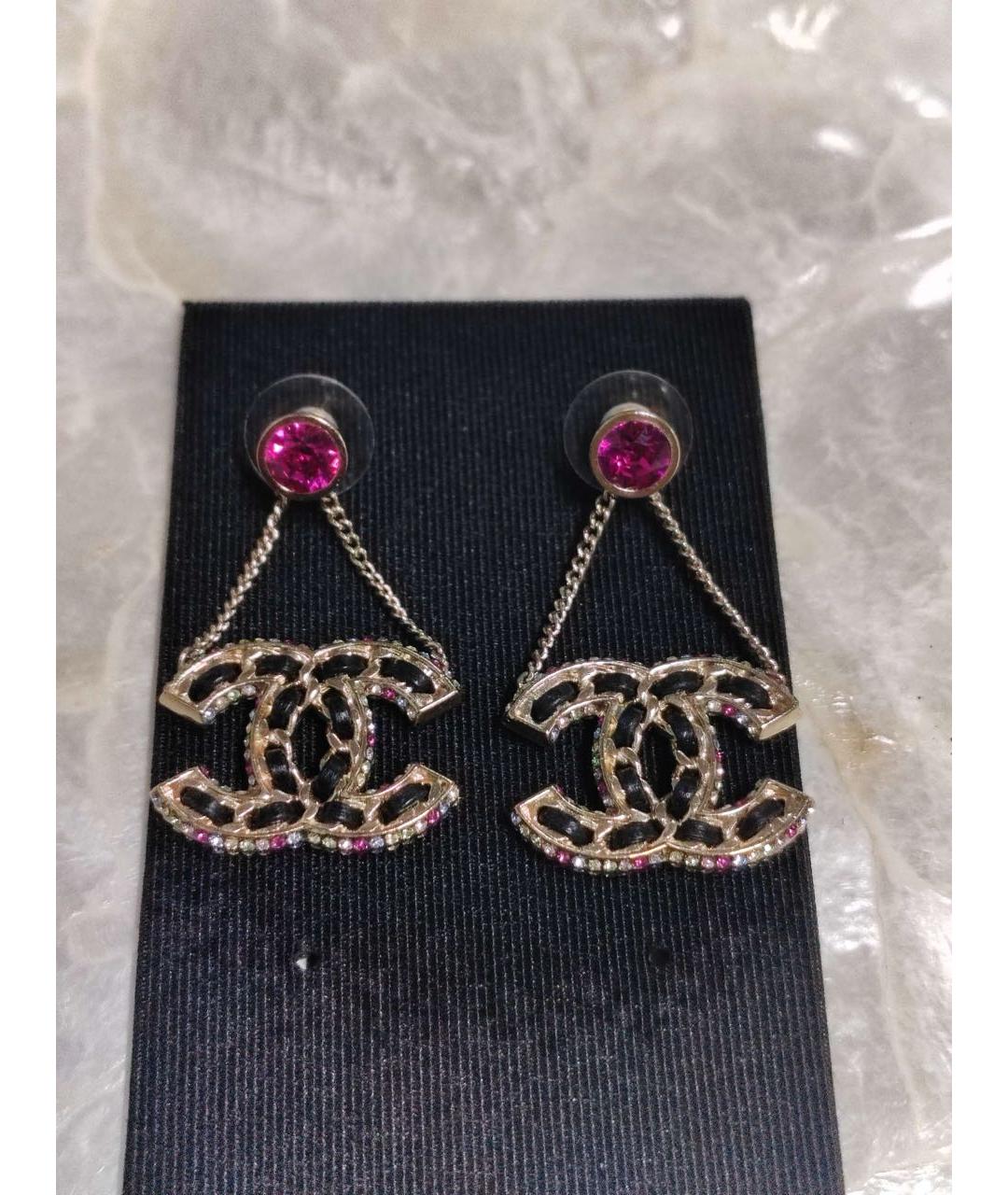 CHANEL Золотые серьги, фото 4