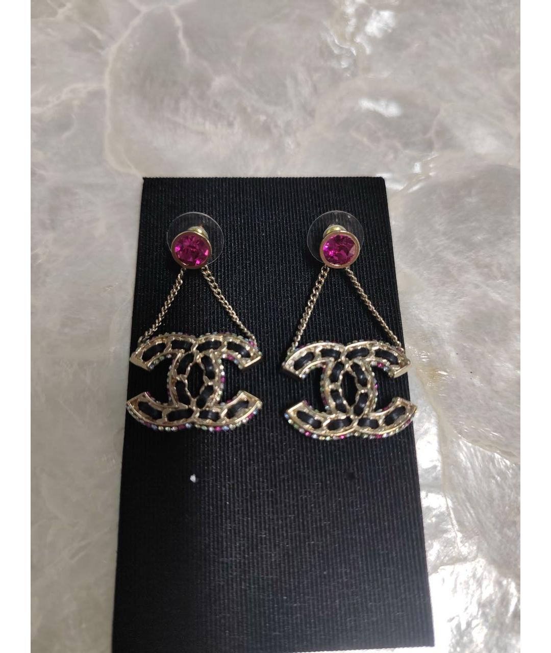 CHANEL Золотые серьги, фото 5
