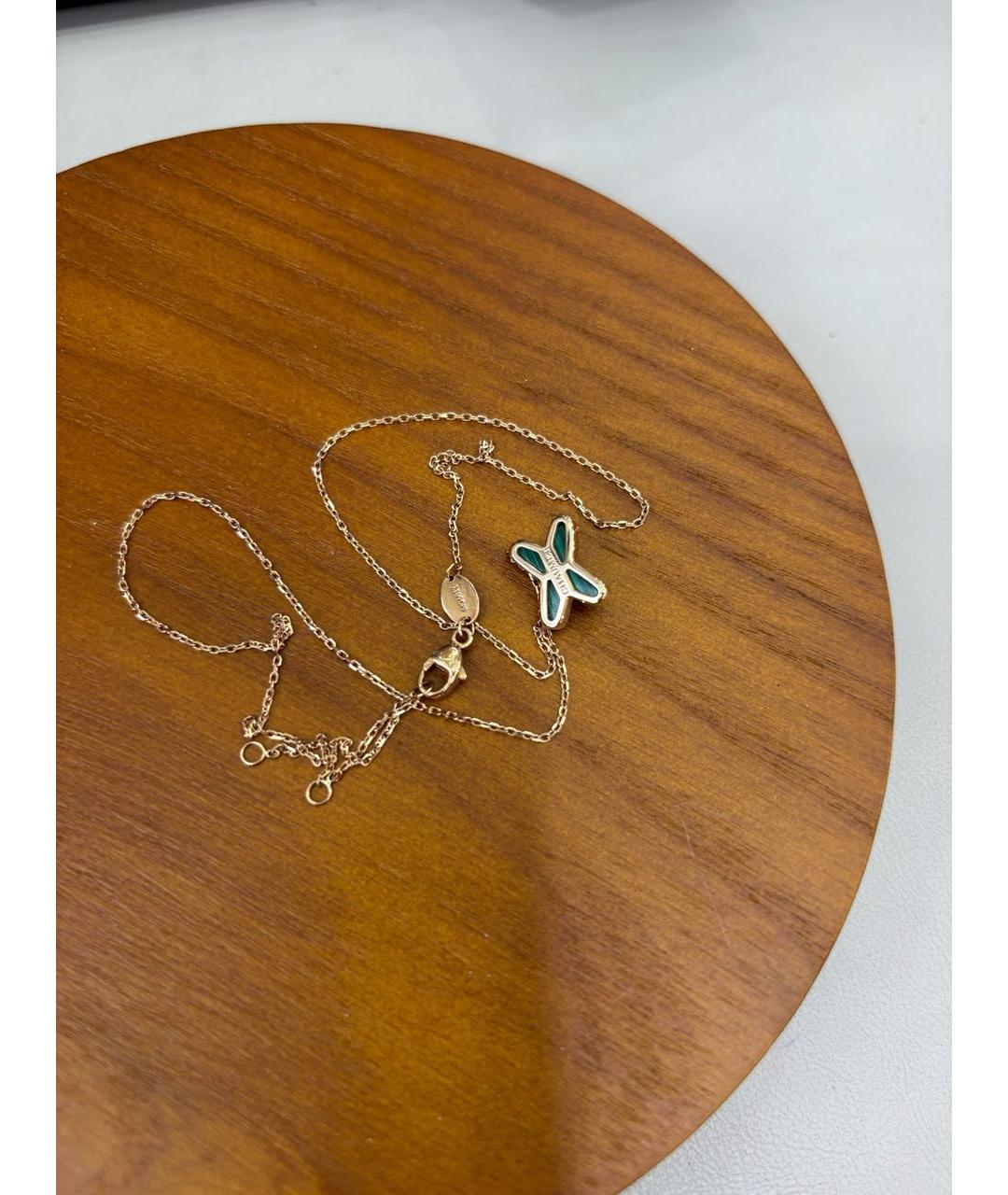 CHAUMET Зеленое колье из розового золота, фото 7