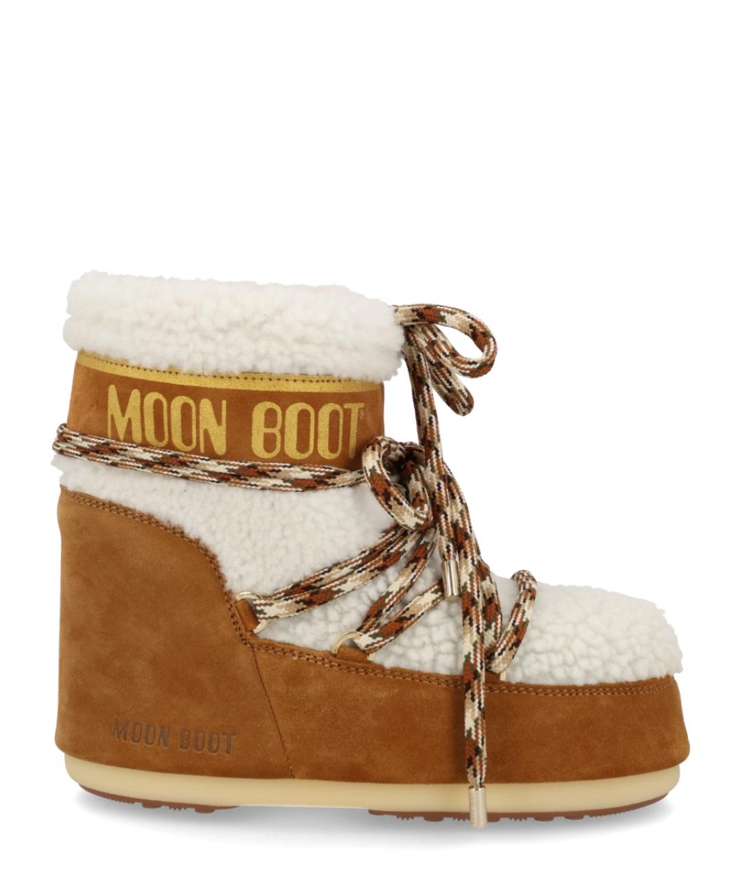 MOON BOOT Мульти кожаные ботинки, фото 1