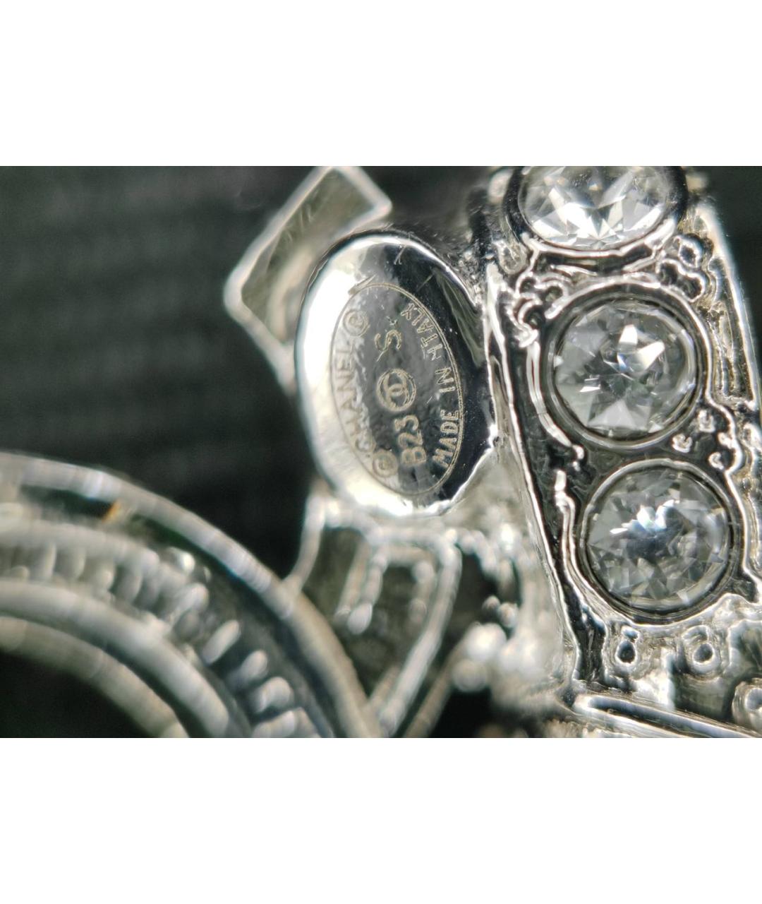 CHANEL Серебряные серьги, фото 3