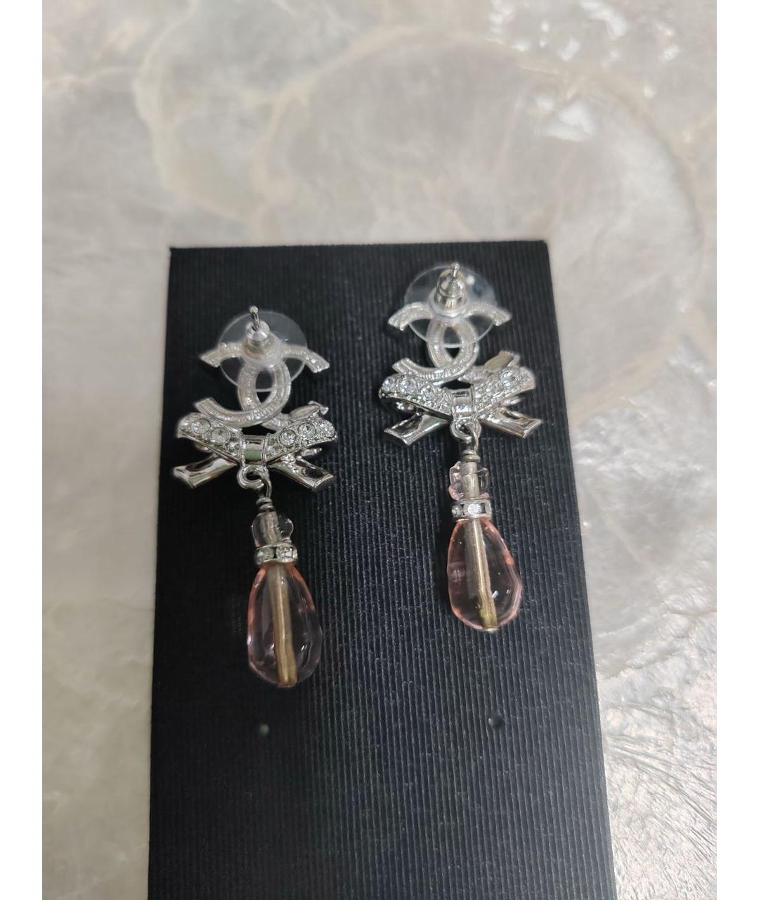 CHANEL Серебряные серьги, фото 5
