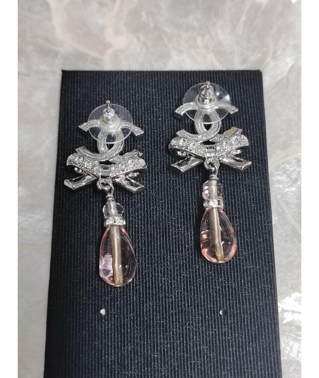 CHANEL Серебряные серьги, фото 6