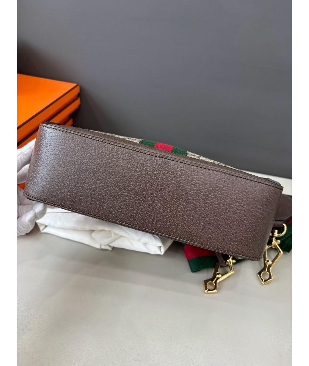 GUCCI Коричневая сумка через плечо, фото 4