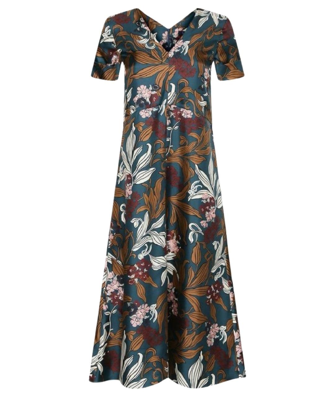 'S MAX MARA Мульти шелковое повседневное платье, фото 1