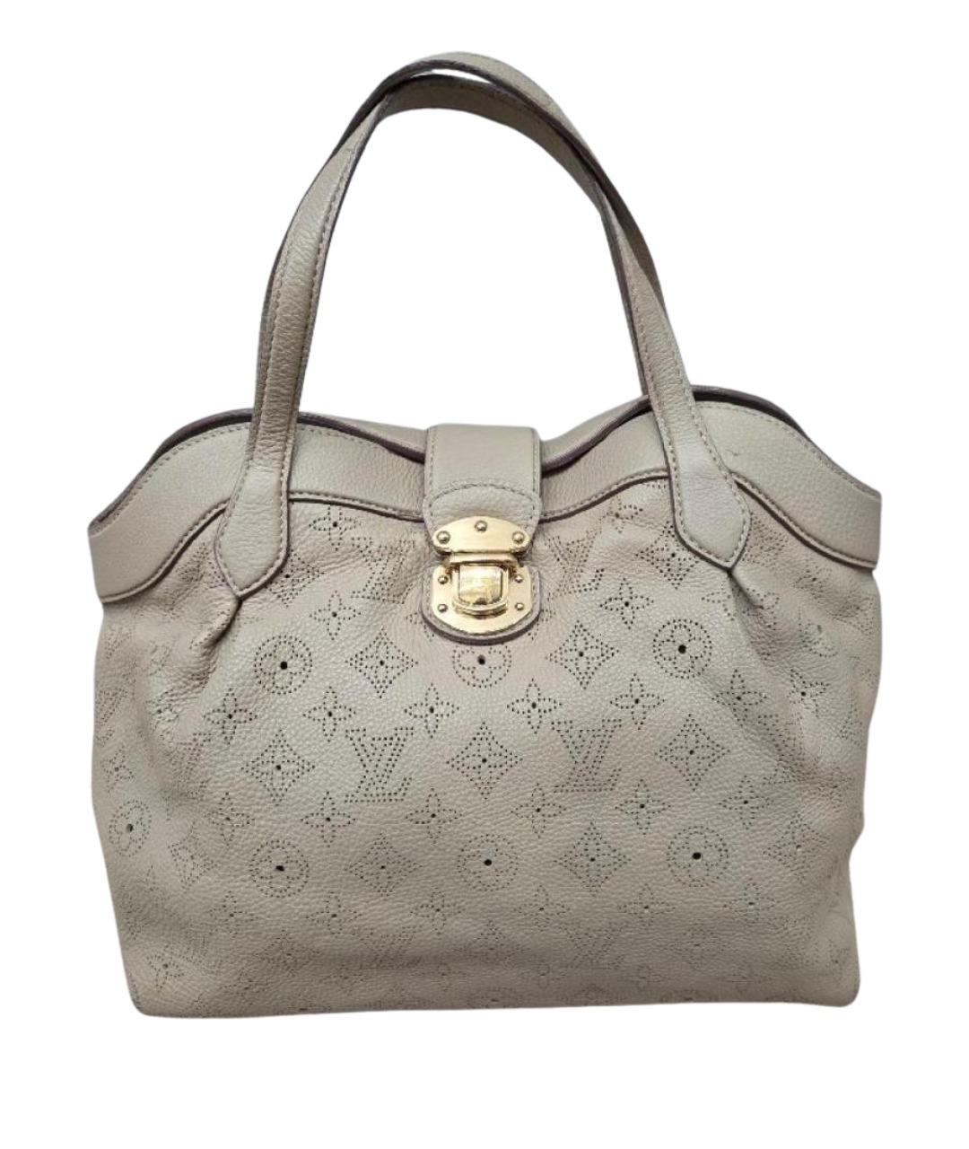 LOUIS VUITTON Бежевая кожаная сумка тоут, фото 1