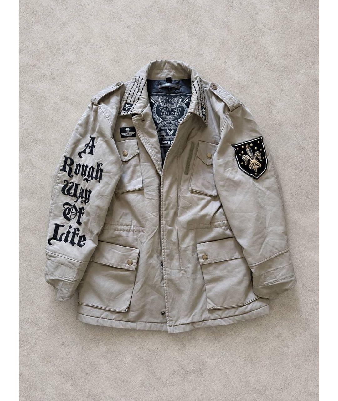 ALPHA INDUSTRIES Бежевая хлопковая парка, фото 8