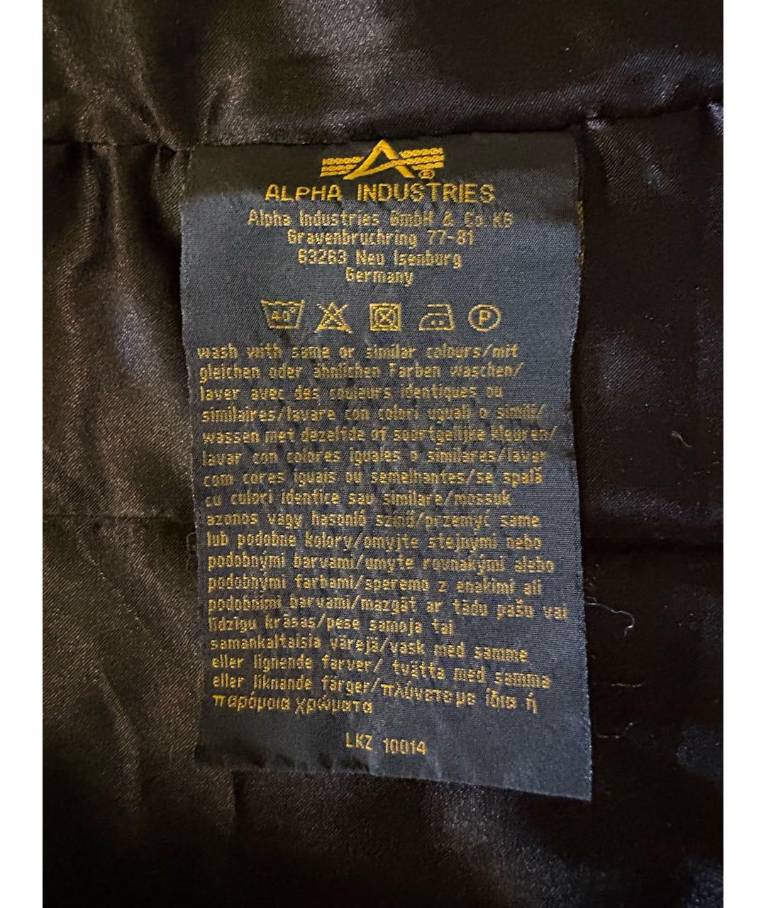 ALPHA INDUSTRIES Бежевая хлопковая парка, фото 6
