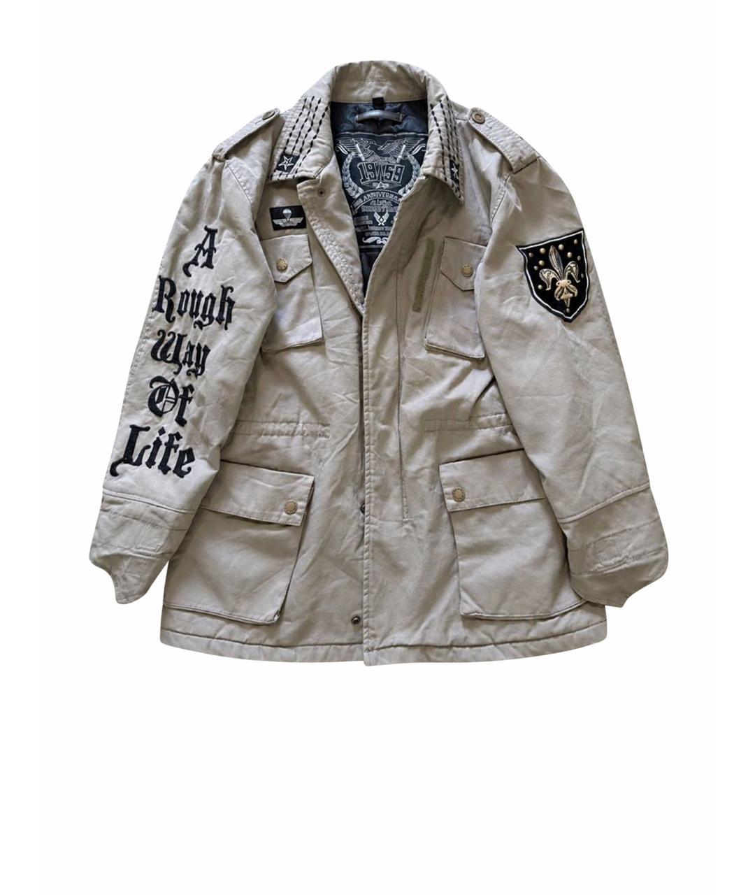 ALPHA INDUSTRIES Бежевая хлопковая парка, фото 1