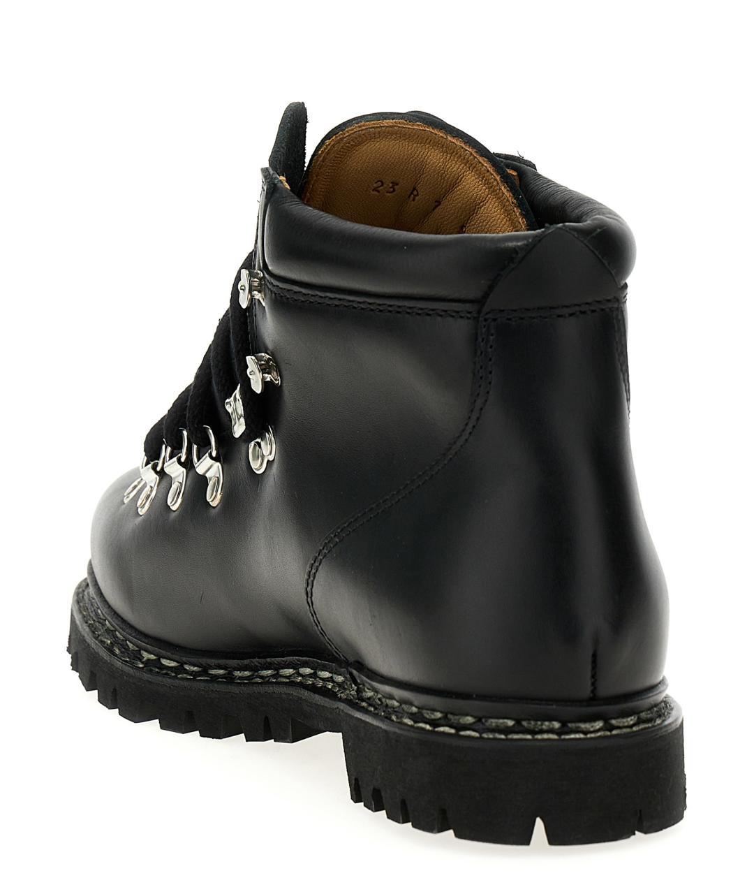 PARABOOT Черные кожаные высокие ботинки, фото 3
